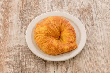 The croissant is a bakery item of French origin. It was created in Paris in the 19th century where local bakers were inspired