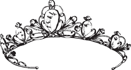 hand drawn princess crown © irwan
