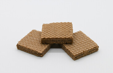 Chocolate wafer with different angles