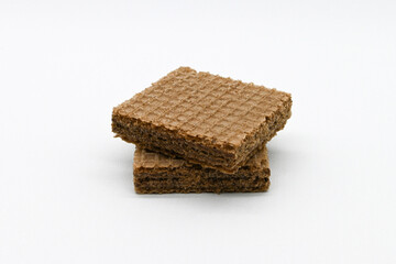 Chocolate wafer with different angles