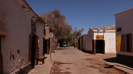Fototapeta na wymiar Cidade de San Pedro do Atacama no Chile