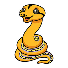 Fototapeta premium Cute purple golden child cartoon