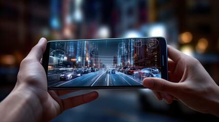 Smartphone with AR (Augmented Reality)