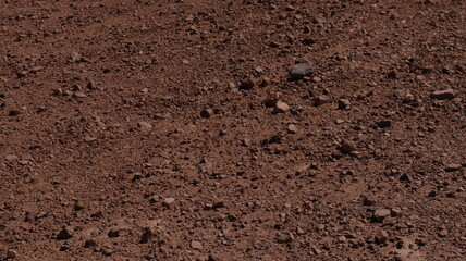 Amostra do solo do deserto do atacama no chile