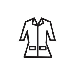 Dress Jacket Suit Outline Icon