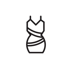 Dress Female Feminine Outline Icon