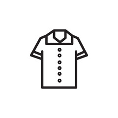 Fashion Garment Shirt Outline Icon