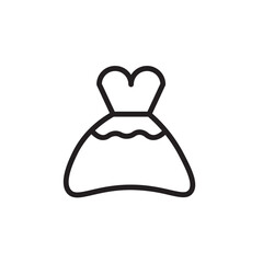 Fashion Garment Shirt Outline Icon
