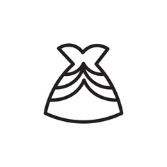 Feminine Garment Woman Outline Icon
