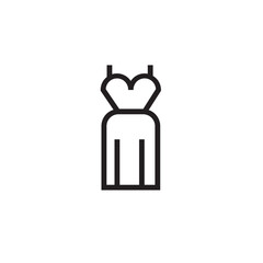 Clothing Fashion Woman Outline Icon