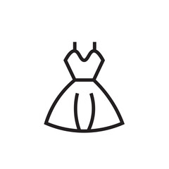 Couple Date Dress Outline Icon