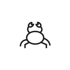 Beach Crab Sea Outline Icon