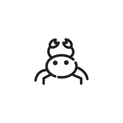 Crab Ocean Sea Outline Icon
