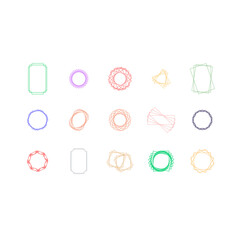 frame line illustration vector design