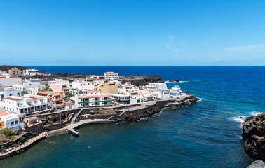 Fototapeta na wymiar Seascape of Tamaduste, El Hierro. Canary Islands.