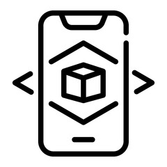 augmented reality Line Icon