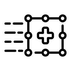 match moving Line Icon