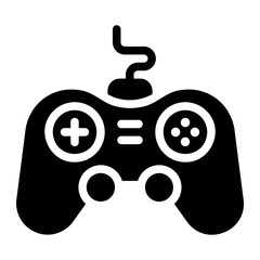 Obraz premium video console Solid icon