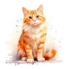 Cat oil paint