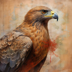 Obraz premium portrait of a eagle