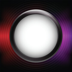vector illustration of technology circle abstract background