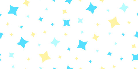 Seamless pattern with stars. Decorative festive background.