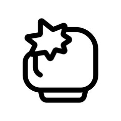 Obraz premium Editable fighting game, boxing glove vector icon. Video game, game elements. Part of a big icon set family. Perfect for web and app interfaces, presentations, infographics, etc