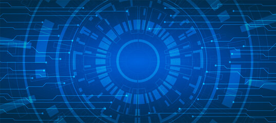 technology background with hi-tech digital