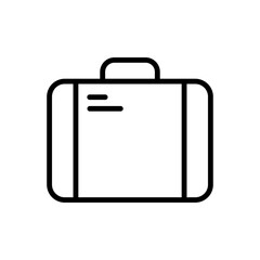 suitcase luggage icon, simple vector icon