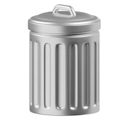 Trash Can 3D Icon