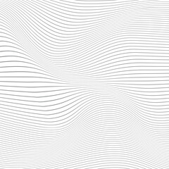 abstract simple geometric thin line wave pattern.