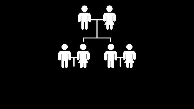 Pedigree Family Tree Motion Graphic Template