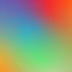 Rainbow Gradient Colourful Background 
