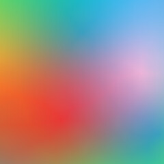 Rainbow Gradient Colourful Background 