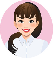 Smiling business woman PNG