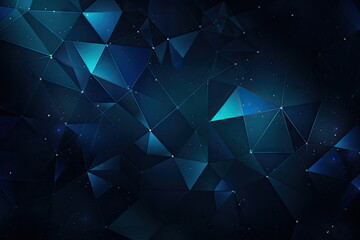 Dark blue color background, Geometric shape, Wallpaper gradient