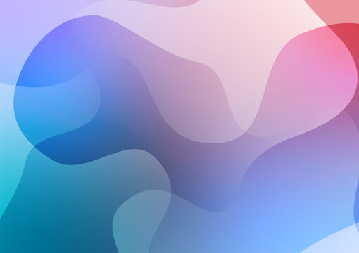 Abstract soft contour line dynamic colorful graphic decorating background © Sirirat