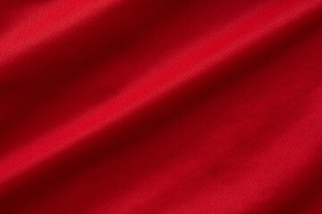 Red sports clothing fabric football shirt jersey texture background