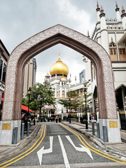 Strreet Leading To Golden Mosque