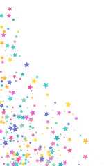 Rainbow Celebration Vector White Background