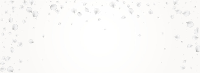 Pastel Rose Vector Light Panoramic Background.