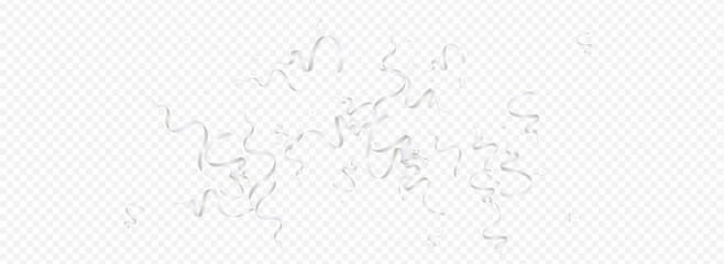 Sparkling Ribbon Swirl Vector Panoramic