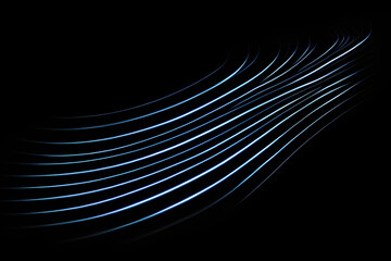 Naklejka premium Neon lines background 