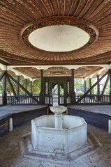 Obraz premium The stunning Baroque-inspired Painted Mosque of Tetovo, North Macedonia took its current form in the 18th century