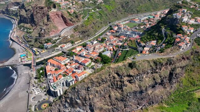 Ribeira Brava Town on the Portuguese Island of Madeira
