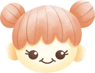 Cute kid face