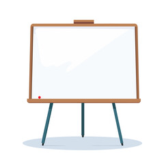 easel with blank whiteboard style 2