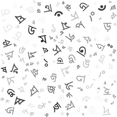 language seamless pattern