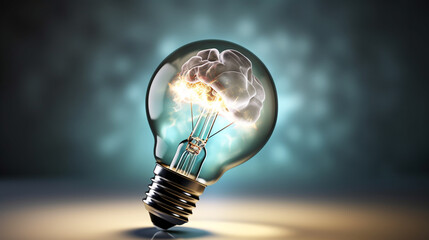 World Intellectual Property Day greeting with light bulb generative ai