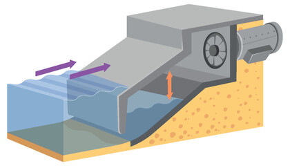 Wave Energy Electricity Production Concept